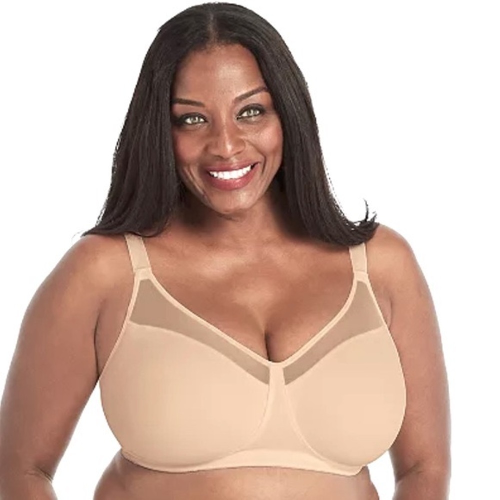 NEW Playtex 18 Hour Smoothing Minimizer Wirefree nude bra